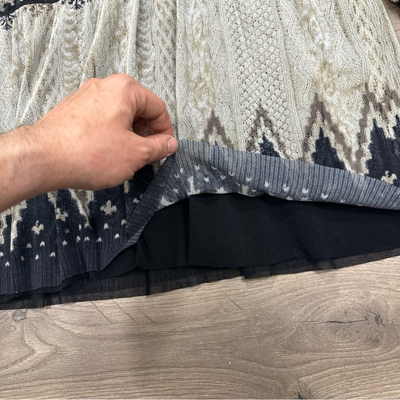 NWT Jean Paul Gaultier Soleil Gray Blue Mesh Sheer Dress Italian Made Sz Medium - Picture 6 of 13